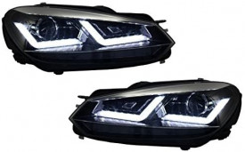 Faruri Osram LED compatibil cu VW Golf 6 VI 2008-2012 cu Stopuri LEDriving Semnal Dinamic - Img 3