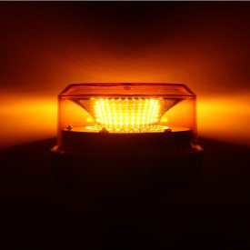 Girofar, LED, Slim, 12-24V, 12 SMD, Omologare E9, Prindere Tija Flexibil, Galben - Img 5