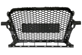 Grila Bara Fata compatibil cu Audi Q5 8R Facelift 2012-2015 Negru Lucios - Img 4