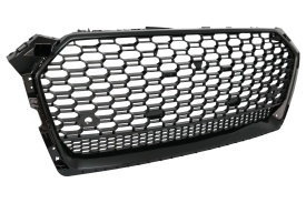 Grila Centrala compatibil cu Audi A5 F5 2017-2019 RS Design Negru Lucios - Img 6