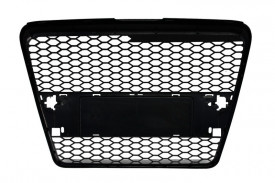 Grila Centrala compatibil cu AUDI A6 C6 2004-2007 RS Design Negru Lucios - Img 3