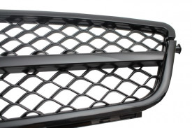 Grila Centrala compatibil cu Mercedes clasa C W204 S204 Limousine Station Wagon 2007-2014 C63 Design Negru - Img 5