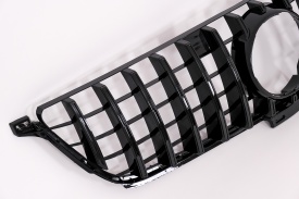 Grila Centrala compatibil cu Mercedes ML-Class W166 2012-2014 GT-R Panamericana Design Black - Img 7