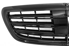 Grila Centrala compatibil cu Mercedes S-Class W222 2014-2020 S63 S65 Design Negru Lucios - Img 4
