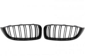 Grile Centrale compatibil cu BMW 4 Series F32 F33 F36 2013-2019 Piano Black M Design - Img 2
