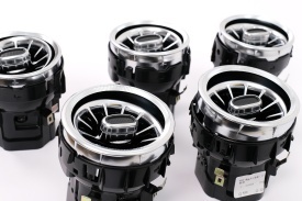 Grile de aerisire Consola Centrala 64 culori compatibil cu Mercedes C-Class W205 GLC SUV X253 W253 (2014-2018) - Img 3
