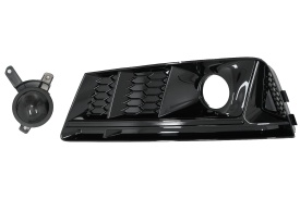 Grile Laterale compatibil cu Audi A4 B9 Sedan Avant 2016-2018 RS4 Desing Negru - Img 8