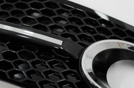 Grile Laterale compatibil cu Audi Q5 SUV 8R 2008-2011 RS Design Negru Lucios&Chrome - Img 5