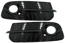 Grile Laterale compatibil cu Audi Q5 SUV 8R Facelift 2012-2016 RS Desing Negru Lucios