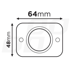 Incarcator de telefon impermeabil de forma patrata cu iluminare din spate cu LED rosu, USB + USB C QC3.0 12/24V - Img 4