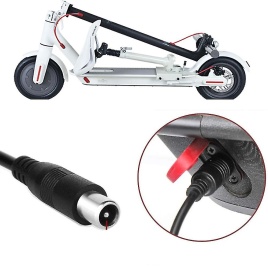 Incarcator pentru trotineta electrica, 42V, 2 A, diametru conector de alimentare 8mm - Img 2