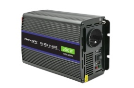 Invertor de tensiune Qoltec Monolith de la 12V la 230V 1000/2000w - Img 2