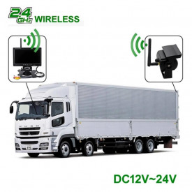 Kit marsarier wireless cu camera si display de 9 inch 12V~24V pentru Camioane, Autocare, Bus-uri - Img 3