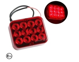 Lampa auto suplimentara ceata , 12 LED-uri, cu 2 suruburi, 2.4 W, 10x8 cm - Img 5