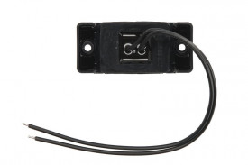 Lampa de gabarit, lumina de clarificare, LED, Rosu, 12-24V, WAS Polonia 280 W60 - Img 2