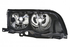 Lampa frontala Dreapta H7/H7, electric, cu motor, culoare negru compatibil BMW seria 3 E46 1998-2001 - Img 3