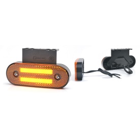 Lampa gabarit cu suport, LED Neon, Portocaliu, 12-24 V, WAS Polonia - Img 4