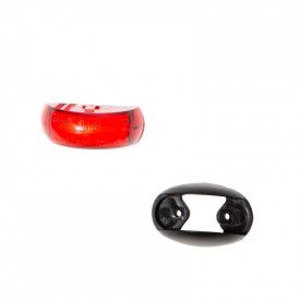 Lampa gabarit, LED, rosie, 12-36V, cu suport, FT-067 C Fristom - Img 6