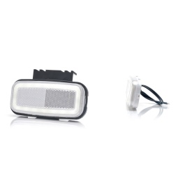 Lampa gabarit, Lumina de clarificare, LED neon, Alb, 12-24V, WAS Polonia 1404 W199 - Img 3