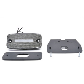 Lampa gabarit, Lumina de clarificare, LED neon, Alb, 12-24V, WAS Polonia 1136 W157 - Img 4