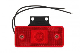Lampa Lumina de clarificare Dreapta/Stanga LED, Rosu, 24V - Img 1