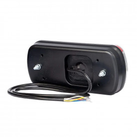 Lampa spate 220x100, 6 functii, cu ceata si lampa de numar, LED, cu cabluri, FT-130 Fristom - Img 4