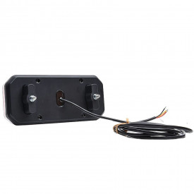 Lampa spate 4 functii, frana, pozitie, semnalizare dinamica, catadioptru, LED 12/24V, 236x104mm, WAS - Img 2