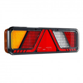 Lampa stop camion cu leduri, 24V, FULL LED, 6 functii, ceata, mers inapoi, cu triunghi, partea dreapta - Img 1
