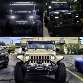 LED Bar auto 97 cm, 12-24V, 108W pentru ATV, jeep, camion - Img 6