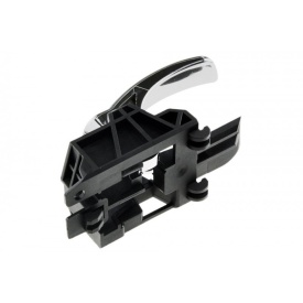 Maner interior usa fata stanga compatibil Nissan Qashqai 2007-2014, culoare crom - Img 2