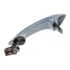 Maner usa compatibil BMW Seria 5 F10 F11 2009-2015 Seria 5 F07 2009-2017 Seria 7 F01 F02 F03 F04 2008-2015, Stanga Fata, pentru masini cu functie Keyless Entry Go si iluminare, culoare gri - Img 3