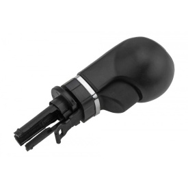 Nuca schimbator de viteze compatibil cu Opel Corsa D 2006-2014, 5 trepte, culoare crom cu negru - Img 2