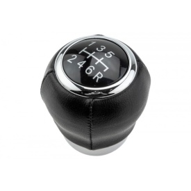 Nuca schimbator de viteze compatibil cu Subaru Forester 2008-2013, Impreza 2007-2013, Legacy 2009-2014, Outback 2009-2014, 6 trepte, culoare negru cu crom