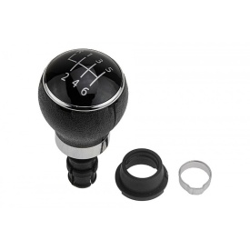Nuca schimbator de viteze compatibil cu VW Golf 5 V 2003-2008, Golf 5 Plus 2005-2013, Golf 6 VI 2008-2012, Jetta 2005-2010, 6 trepte, culoare negru cu crom