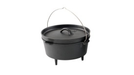 Oala olandeza Carson 4.3L solida pentru gatit la jar si flacari deschise - Img 1