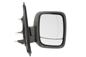 Oglinda retovizoare completa, (electric, asferice, incalzita, crom, captuseala, cu senzor de temperatura)parte montare DREAPTA compatibil cu RENAULT TRAFIC 2014->