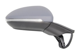 Oglinda retovizoare completa, (electric Da, convexa, incalzita, crom, captuseala) parte montare DREAPTA compatibil cu VW GOLF 7 2012-2020 - Img 2