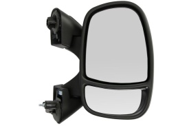 Oglinda retovizoare completa, (manual, convexa) parte montare DREAPTA compatibil cu RENAULT TRAFIC 2001-2007 - Img 1