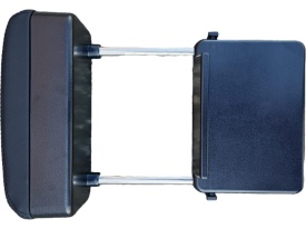Organizator auto cu suport tip cotiera, negru cu cusatura neagra, incarcare wirelles - Img 8