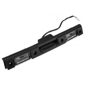 Ornament capac buton haion portbagaj compatibil Land Rover, Range Rover 2002-2012 cu iluminare numar