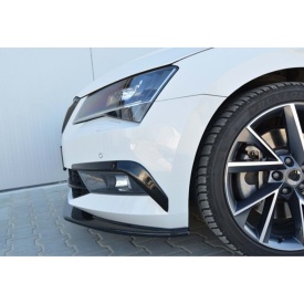 Ornamente Proiectoare compatibile cu Skoda Superb III 2015-2019, negru lucios - Img 5