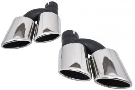 Ornamente toba compatibil cu Audi A3 A4 A5 A6 A7 A8 transformare in S3 S4 S5 S6 S7 S8 SQ3 SQ5 S-Design - Img 2