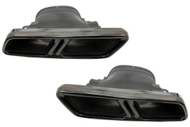 Ornamente tobe compatibil cu Mercedes E-Class W213 2016-> E63 S Design GLC SUV X253 GLC Coupe C253 2015-2017 Negru