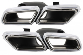 Ornamente tobe compatibil cu sistemul de evacuare Mercedes Benz S-Class W222 E-Class W212 S212 Facelift CLS W218 SL-Class R231 E63 S63 SL65 A-Design - Img 2