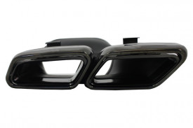 Ornamente tobe compatibil cu sistemul de evacuare Mercedes Benz S-Class W222 E-Class W212 S212 Facelift CLS W218 SL-Class R231 E63 S65 SL65 A-Design Negre - Img 5