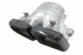 Ornamente tobe pentru sistemul de evacuare compatibil cu Mercedes M-Class W166 (2012-2015) CLS-Class W218 Facelift CLS630 Negru - Img 4
