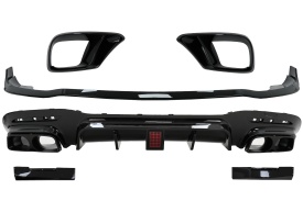 Pachet Exterior Aero compatibil cu Mercedes S-Class W222 Facelift S65 S63 2017-2020 Sedan