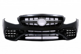 Pachet Exterior compatibil cu Mercedes E-Class W213 2016-2019 E63 Design cu Difuzor si Ornamente Tobe Crom - Img 3