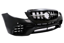 Pachet Exterior compatibil cu Mercedes E-Class W213 2016-2019 E63 Design cu Difuzor si Ornamente Tobe Crom - Img 8