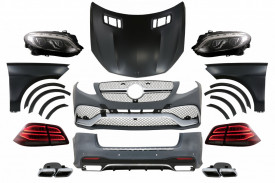 Pachet Exterior compatibil cu Mercedes M-Class W166 2012-2015 Conversie la GLE - Img 2